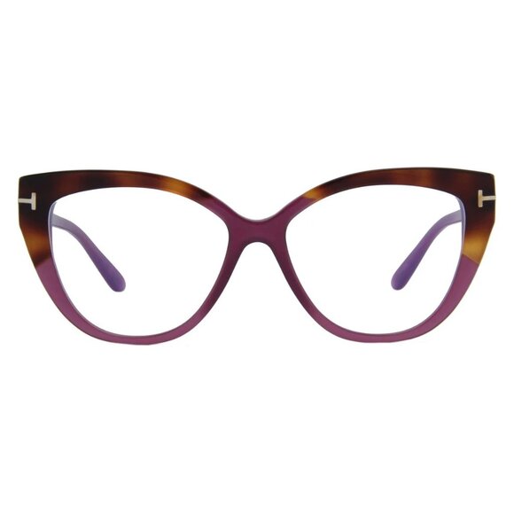 NEW TOM FORD EYEGLASSES, TF5673-B 081 PURPLE WOMEN EYEWEAR FT5673-B 081